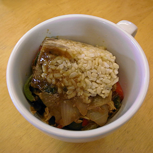 square food, round bowl square food, round bowl
