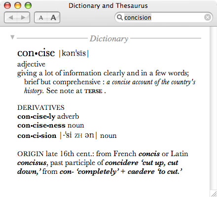 Concision
