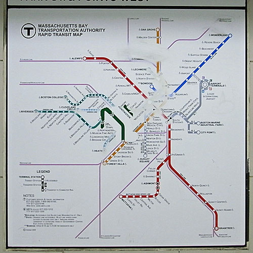 Another kind of Green Line Extension, seen at North Station