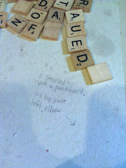 Message in a Scrabble